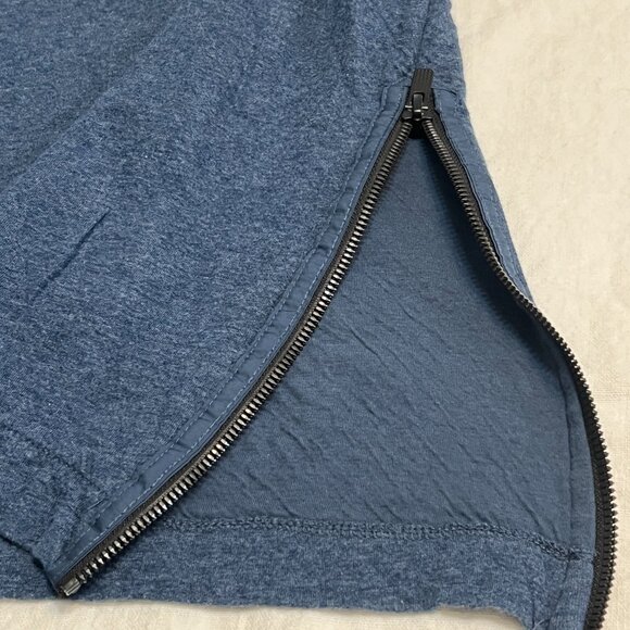 Nike Men’s Navy Blue Long Sleeve Crewneck Shirt XL Side Zip Lightweight Casual - Picture 11 of 11